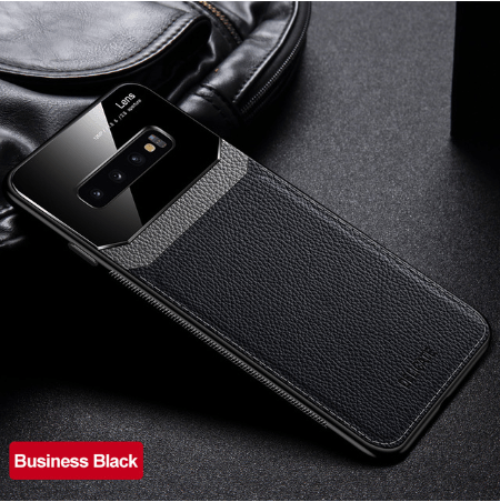 For S20 Case Leather Glass Shockproof Cover