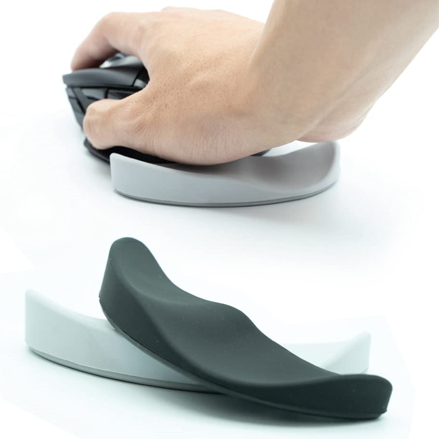 "Ergonomische Mauspad mit Handgelenkauflage aus Silikon, Rutschfest & Bionisches Design für Büro und Gaming - Unterstützt Handgelenkgesundheit"
