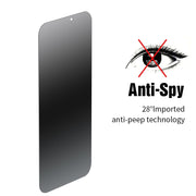 "Premium Anti-Blick Gehärtetem Glas Vollbildschutz für iPhone Modelle - Kratzfest, High-Definition, Augenschutz"