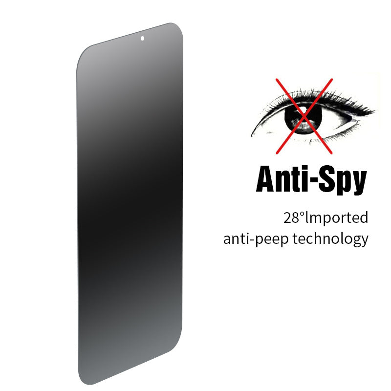 "Premium Anti-Blick Gehärtetem Glas Vollbildschutz für iPhone Modelle - Kratzfest, High-Definition, Augenschutz"