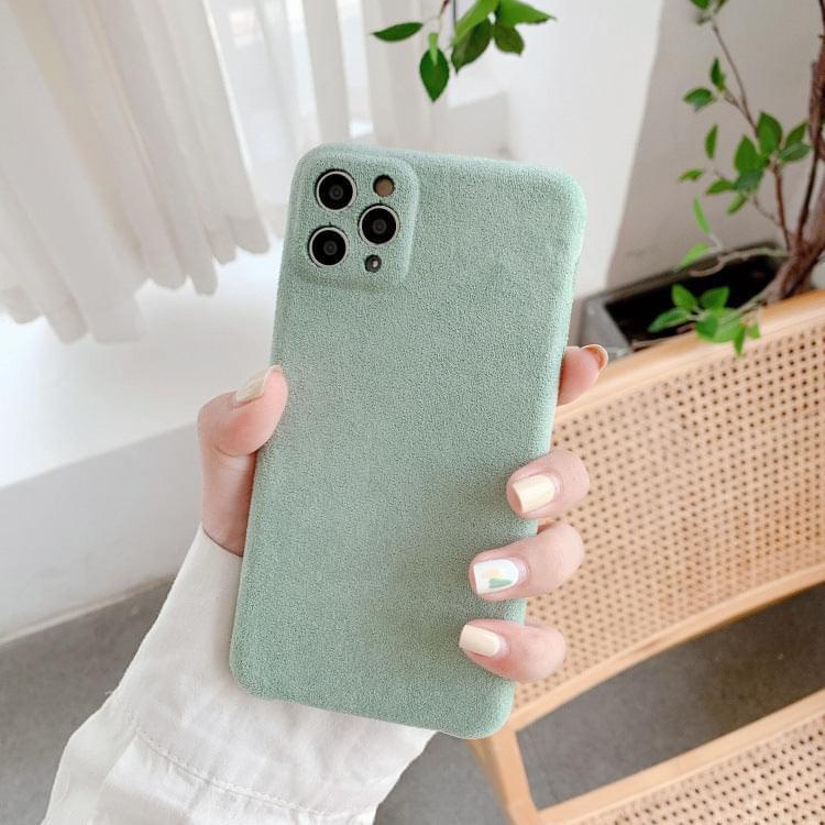 "Kompatibel, Flauschige Welle Punkt Handyhülle für iPhone - Einfacher Stil, Solide Farben, TPU Material"