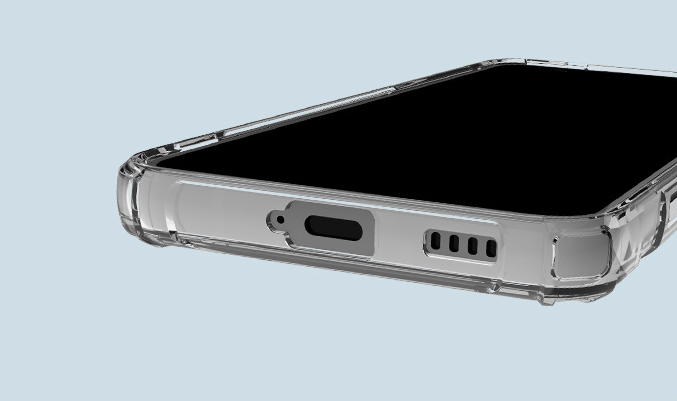 "Stoßfeste Schutzhülle für Samsung S22, S22 PLUS, S22 ULTRA - Transparentes TPU+PC Design, Rutschfest und Präzise Passform"
