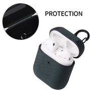 "Premium Schutzhülle für Apple AirPods Pro, Stoßfest mit Metallhaken und Finger-Ring-Tragegurt - Kompatibel mit iPhone Modellen"