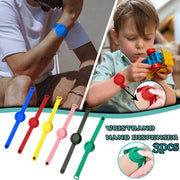 "Unisex Silikon Desinfektionsmittel Armband in Verschiedenen Farben - Einfach & Rund"