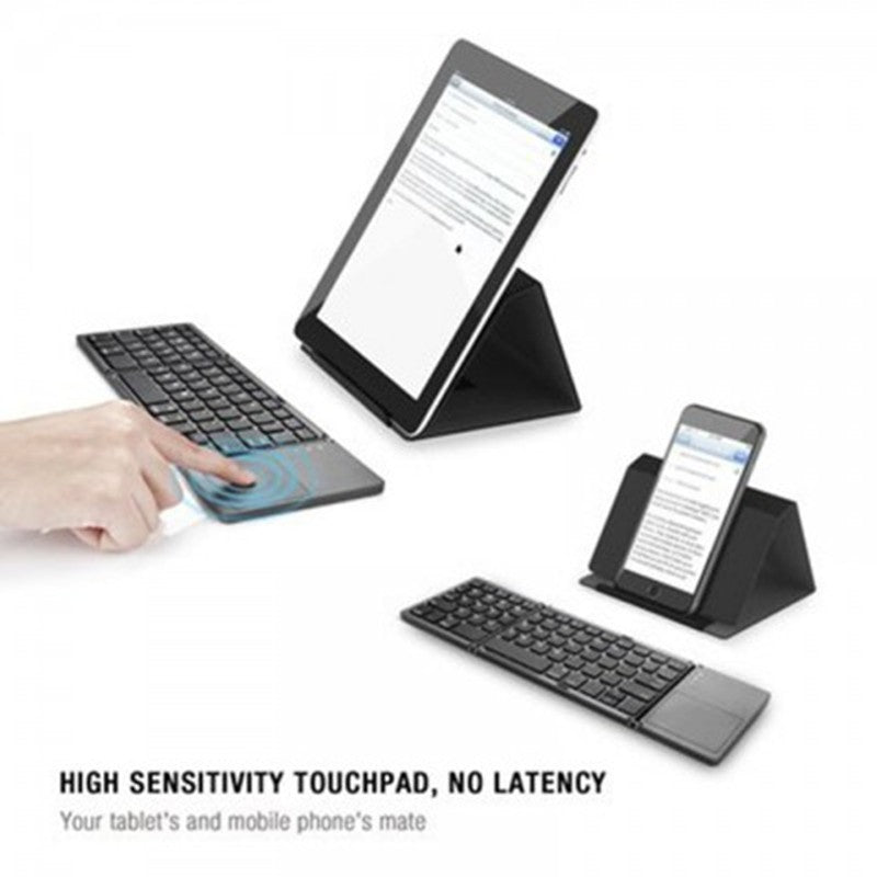 "Hochleistungs-Faltbare Bluetooth Tastatur - Wiederaufladbar, Langlebig, 15m Reichweite"