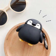 "Silikon Stereo Pinguin Kopfhörerhülle, Kompatibel mit Apple AirPods Pro - Cartoon Stil"