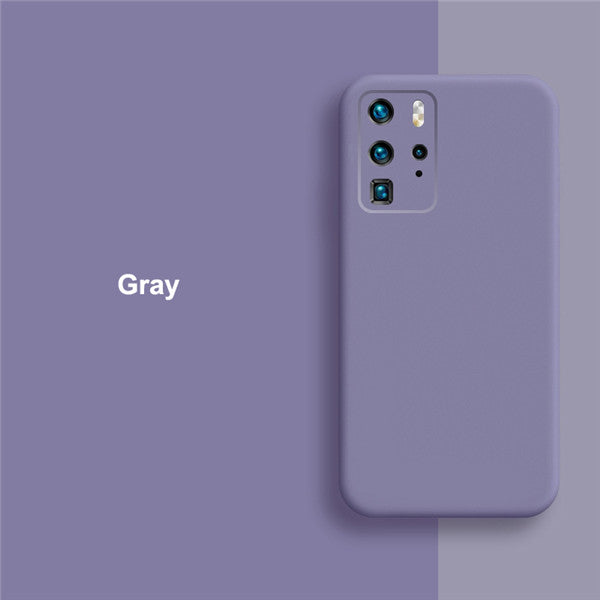 "Flüssig-Silikon Handyhülle, Schutzhülle für Samsung, Einfacher Stil, Solide Farbe, Injektionsverfahren"