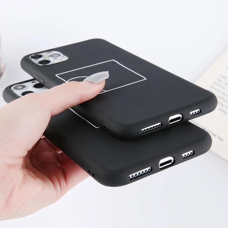 "Immer und Ewig iPhone Hülle - Europäisch-Amerikanischer Stil, Kompatibel mit iPhone 12 und 11, Silikon Schutzgehäuse"