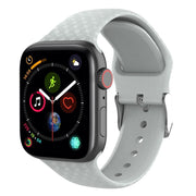 "Premium Silikonarmband mit 3D-Muster für Apple Smartwatch