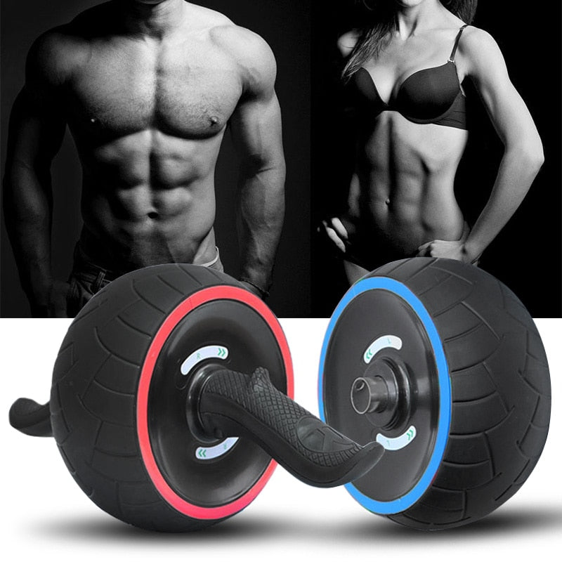 "Robuste Bauchmuskel-Rad mit automatischer Rückkehr - Fitnessgerät für Zuhause und Studio, rutschfeste Griffe, Multi-Winkel-Training"