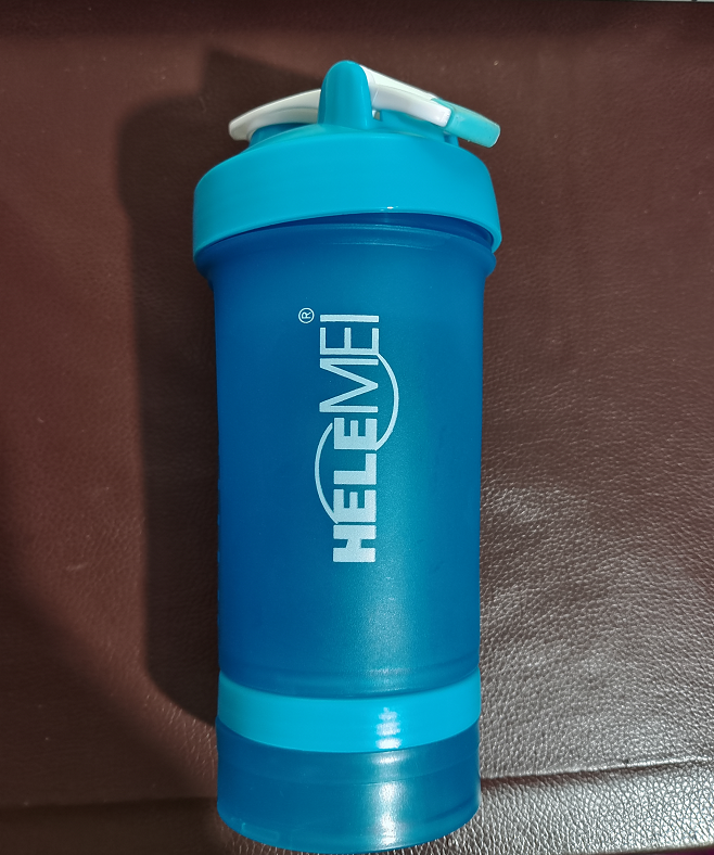 "Umweltfreundlicher Protein Shaker Becher 600ML - Doppelwandig, Hochtemperaturbeständig, Auslaufsicher"
