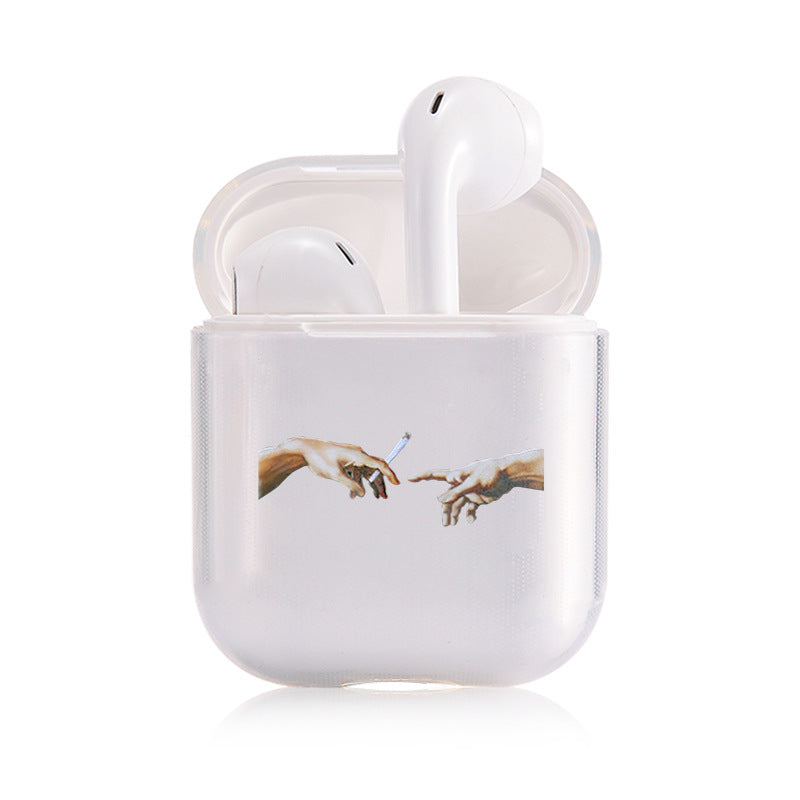 "Transparente Schutzhülle für AirPods, Kompatibel mit Apple, aus Kunststoff"