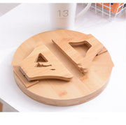 "Praktischer Holz Sofa Armlehnen-Tablett-Tisch: Clip-On TV Snack Schale für Fernbedienung und Kaffee - Modernes & einfaches Design"