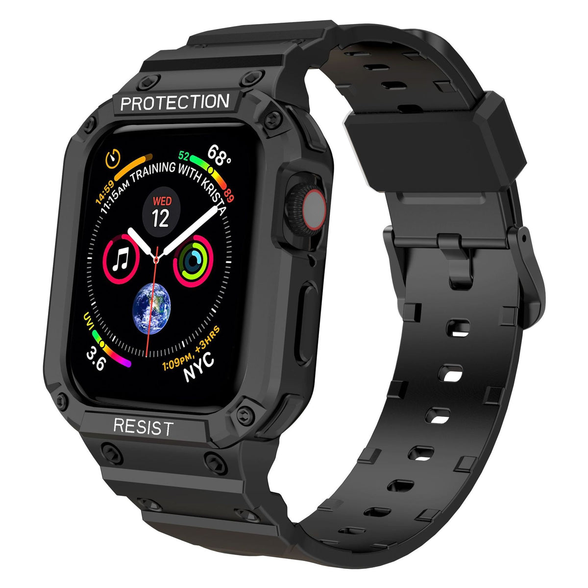 "Kompatible Smartwatch Serie 8, Nicht-Apple Marke, Passend für Alle iPhone Modelle, Leichtgewicht TPU Material"