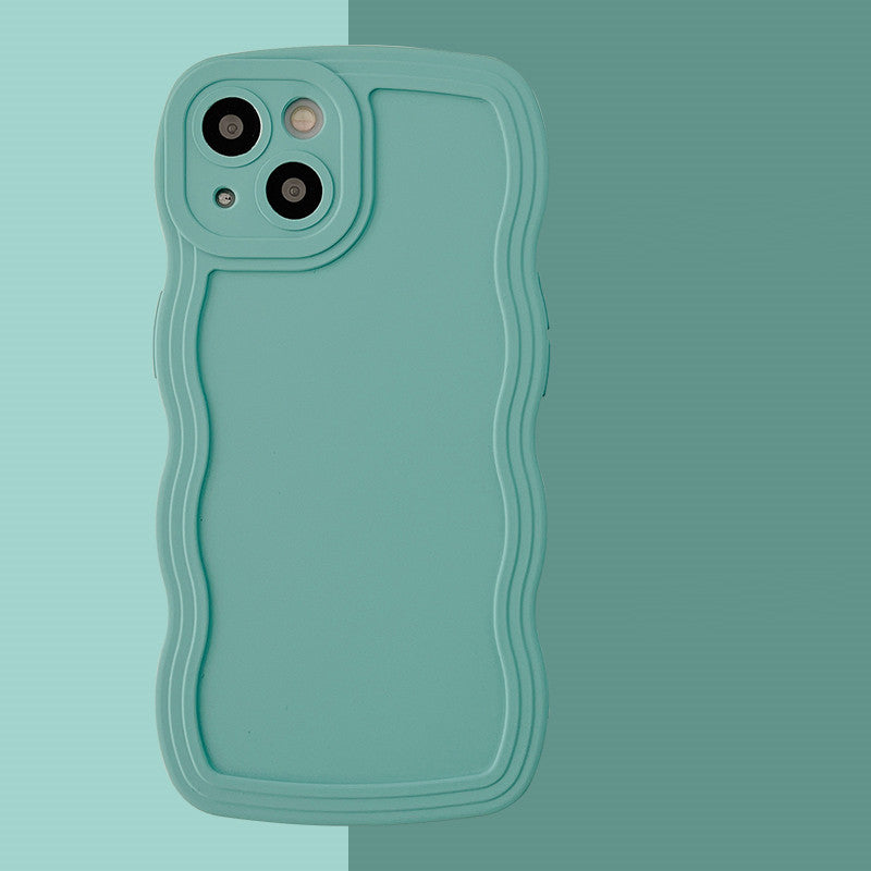 "Innovative Silikon Handytasche mit Liquid Wavy Armband für iPhone - Stilvolle All-Inclusive Schutzhülle"