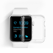 "Apple Watch Schutzgehäuse, Vollständig Transparent TPU, Kratzfest, Stoßfest - Kompatibel mit 2. und 3. Generation"