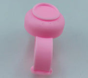 "Unisex Silikon Desinfektionsmittel Armband in Verschiedenen Farben - Einfach & Rund"