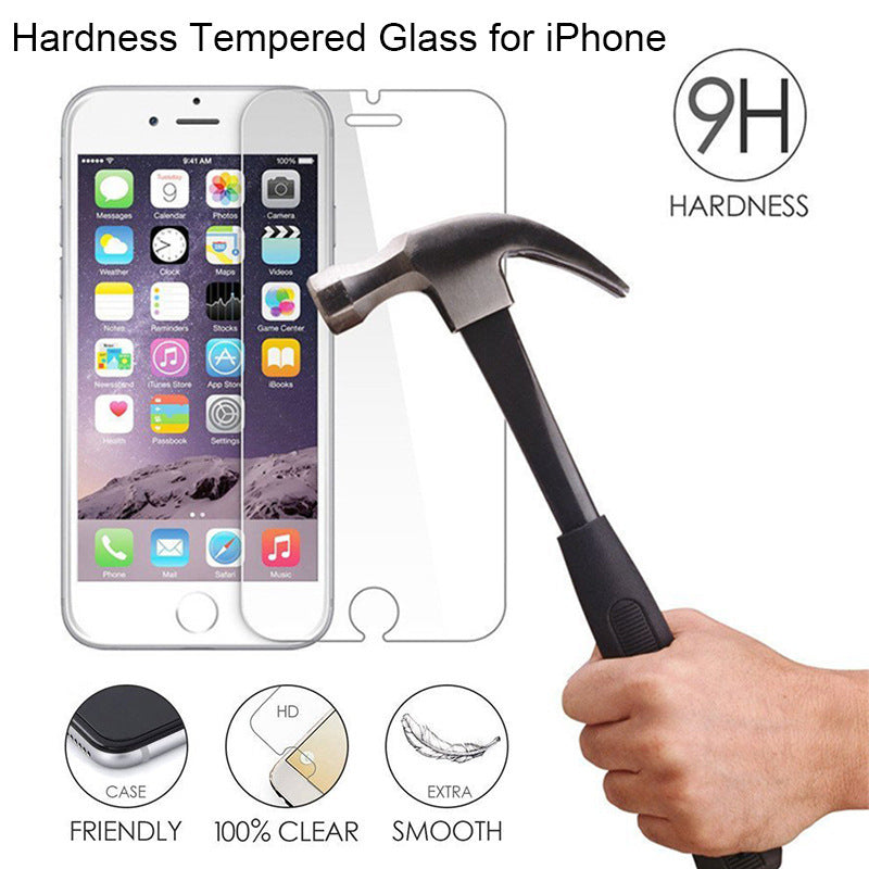 "Premium Gehärtetes Glas Halbbildschirm-Displayschutz für iPhone - Kratzfest, Anti-Fingerabdruck und Staubschutz"