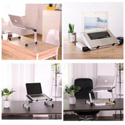 "Faltbarer Laptop-Ständer Ergonomischer Tisch, Verstellbarer Winkel & Höhe, Leicht & Tragbar, für Büro und Reisen"
