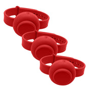 "Unisex Silikon Desinfektionsmittel Armband in Verschiedenen Farben - Einfach & Rund"