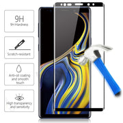 "3D Gehärtetes Glas für Samsung - Anti-Kratz & Anti-Drop, Vollständige Abdeckung, 9H Härte, Inklusive Reinigungstuch und Staubkleber"