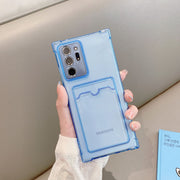 "Rutschfeste Vier-Ecken Transparente Handyhülle für Samsung - Einfacher Stil, TPU Material"