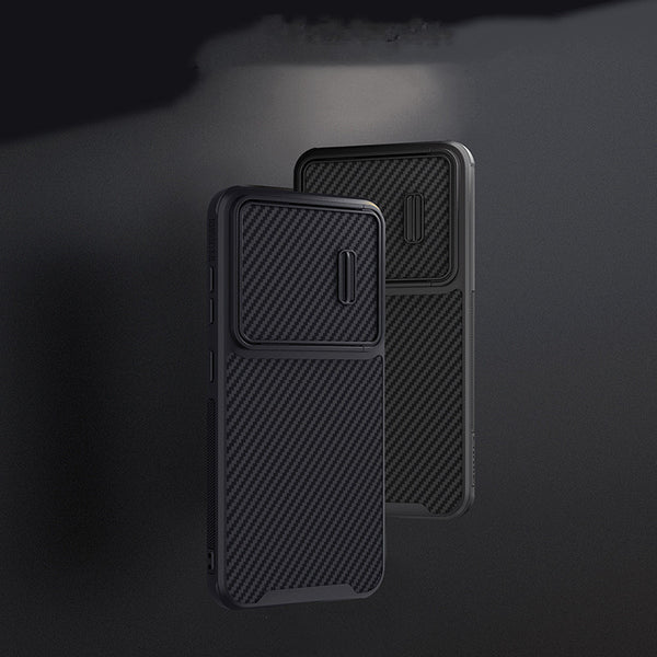 "Premium TPU+PC+Kohlefaser Hülle für Samsung S23 Ultra - Rutschfest, Stoßfest, All-Inclusive Handy Schutzhülle"