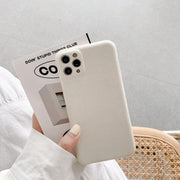 "Kompatibel, Flauschige Welle Punkt Handyhülle für iPhone - Einfacher Stil, Solide Farben, TPU Material"