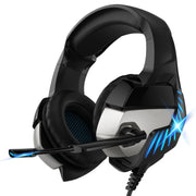 "Premium Gaming Headset mit Subwoofer-Stereo, Mikrofon und Fernbedienung - USB+3.5MM Anschluss, 16 Ω Impedanz - Für alle Musikarten und E-Sports Spiele"