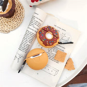 "Silikon Donut Design Hülle für Apple AirPods Pro - Umweltfreundlich, Stoßfest, Schmutzabweisend mit Staubstecker"