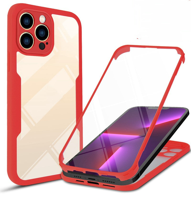 "Premium TPU Vollschutz Handyhülle in 360 Qicai-Farben für diverse iPhone Modelle"