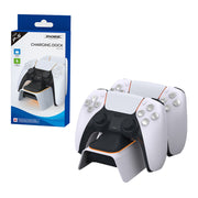 "PS5 Dual-Ladegerät für Gamepads - Kabelloses, Hochwertiges ABS-Material, Für Einsteiger bis Hardcore-Level"