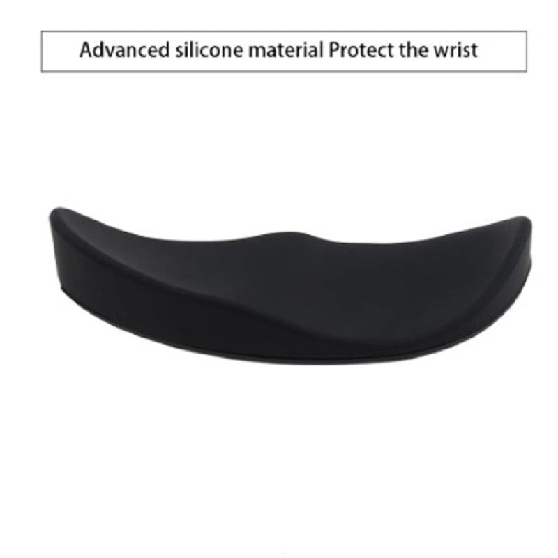 "Ergonomische Mauspad mit Handgelenkauflage aus Silikon, Rutschfest & Bionisches Design für Büro und Gaming - Unterstützt Handgelenkgesundheit"