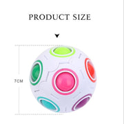 "Robustes, Hochelastisches Regenbogen-Ball-Puzzle - Perfektes Lernspielzeug zur Verbesserung von Gedächtnis & Fähigkeiten"