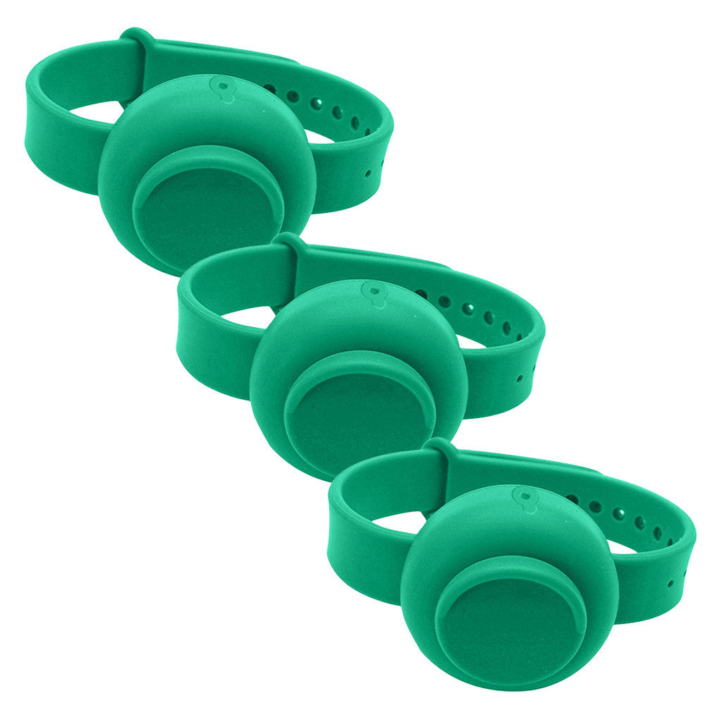 "Unisex Silikon Desinfektionsmittel Armband in Verschiedenen Farben - Einfach & Rund"
