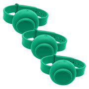 "Unisex Silikon Desinfektionsmittel Armband in Verschiedenen Farben - Einfach & Rund"