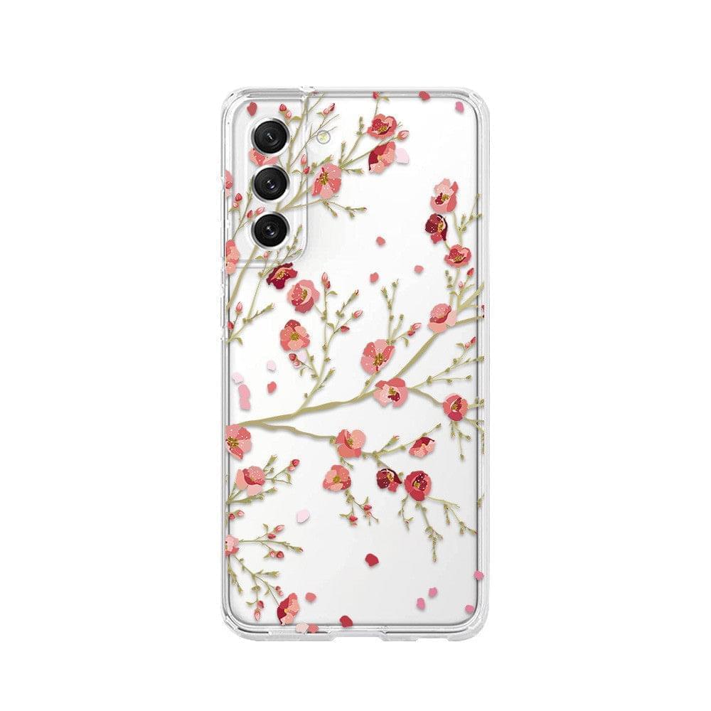 "Blumen Handyhülle Klein und Schön für Samsung S-Serie und Note-Serie - Bunte TPU Schutzhülle"