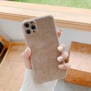 "Kompatibel, Flauschige Welle Punkt Handyhülle für iPhone - Einfacher Stil, Solide Farben, TPU Material"