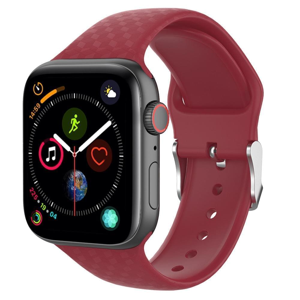 "Premium Silikonarmband mit 3D-Muster für Apple Smartwatch