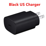 "Schnellladegerät 25W/45W PD mit EU/US-Standard, Reiseladegerät, USB-Schnittstelle, inkl. Type-C-Datenkabel"