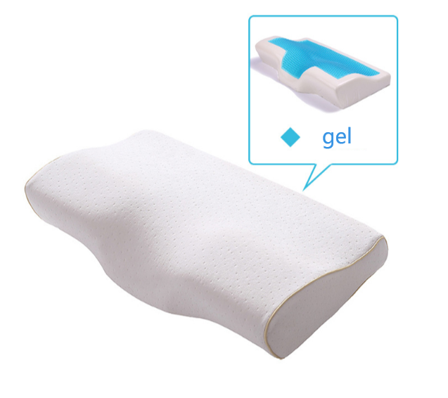 "Komfortables Gel-Kissen aus Silikon Memory-Schaum - Verschiedene Farben & Modelle, 50x30x10cm"
