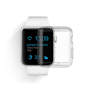 "Apple Watch Schutzgehäuse, Vollständig Transparent TPU, Kratzfest, Stoßfest - Kompatibel mit 2. und 3. Generation"