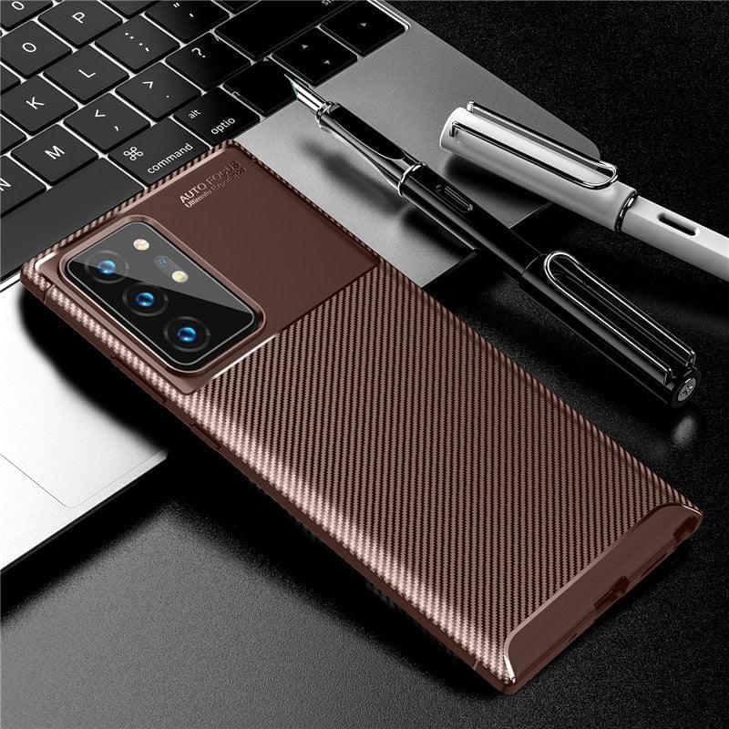 Business carbon fiber anti-fall soft shell for S20