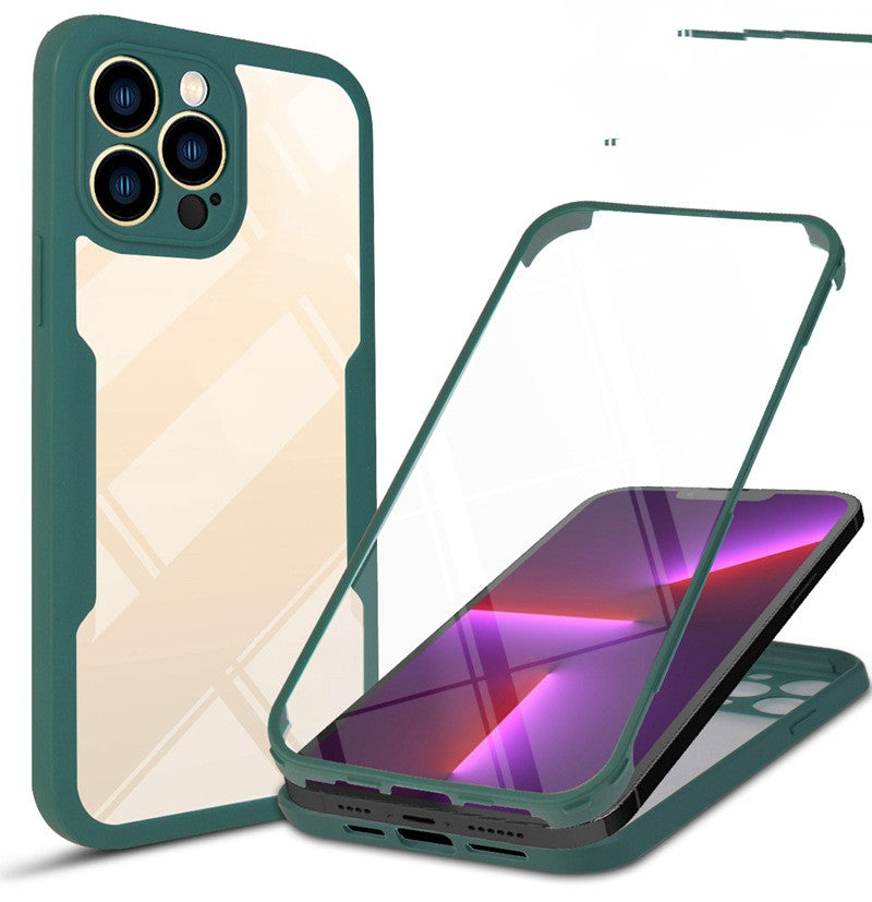"Premium TPU Vollschutz Handyhülle in 360 Qicai-Farben für diverse iPhone Modelle"