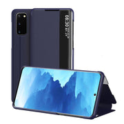 "Schlankes Klappetui für Samsung Modelle - PC+Leder, Smart Schlaf-Fenster, Vielfältige Farben & Modelle Kompatibilität"
