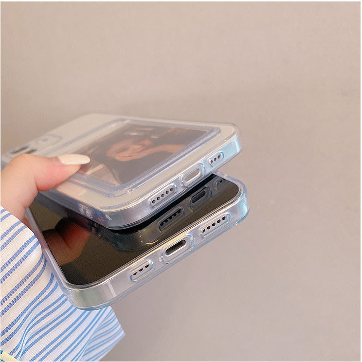 Transparente iPhone Hülle mit Kartenfach – Schutz & Stil in Einem 📱