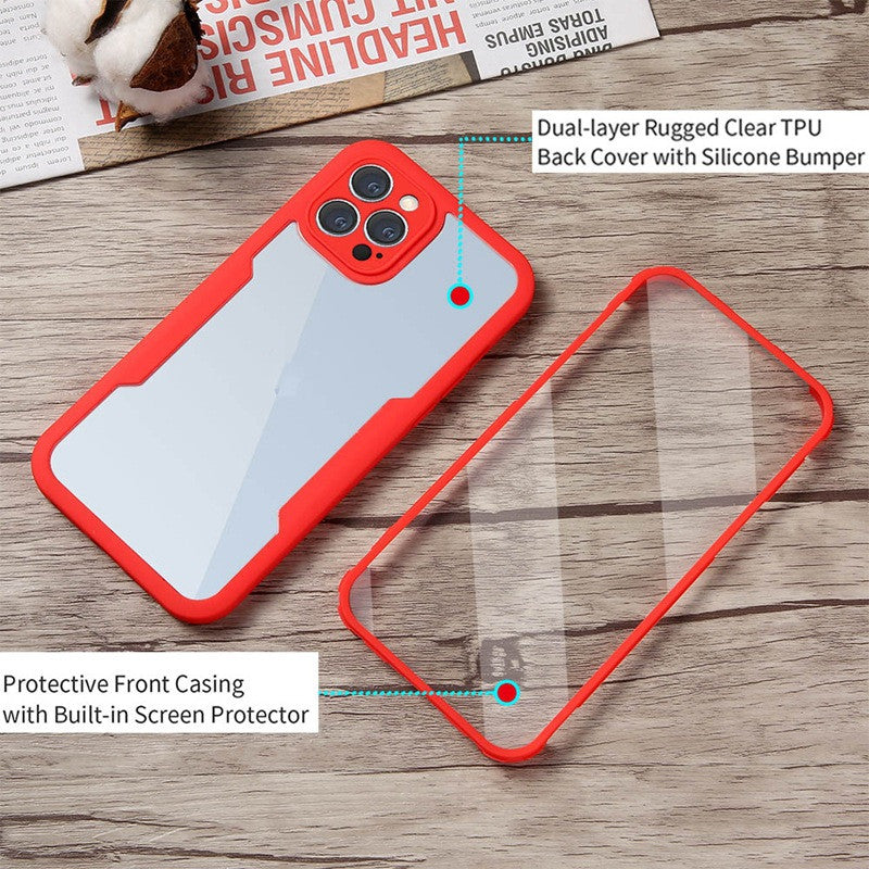 "Premium TPU Vollschutz Handyhülle in 360 Qicai-Farben für diverse iPhone Modelle"