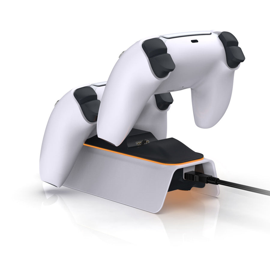 "PS5 Dual-Ladegerät für Gamepads - Kabelloses, Hochwertiges ABS-Material, Für Einsteiger bis Hardcore-Level"