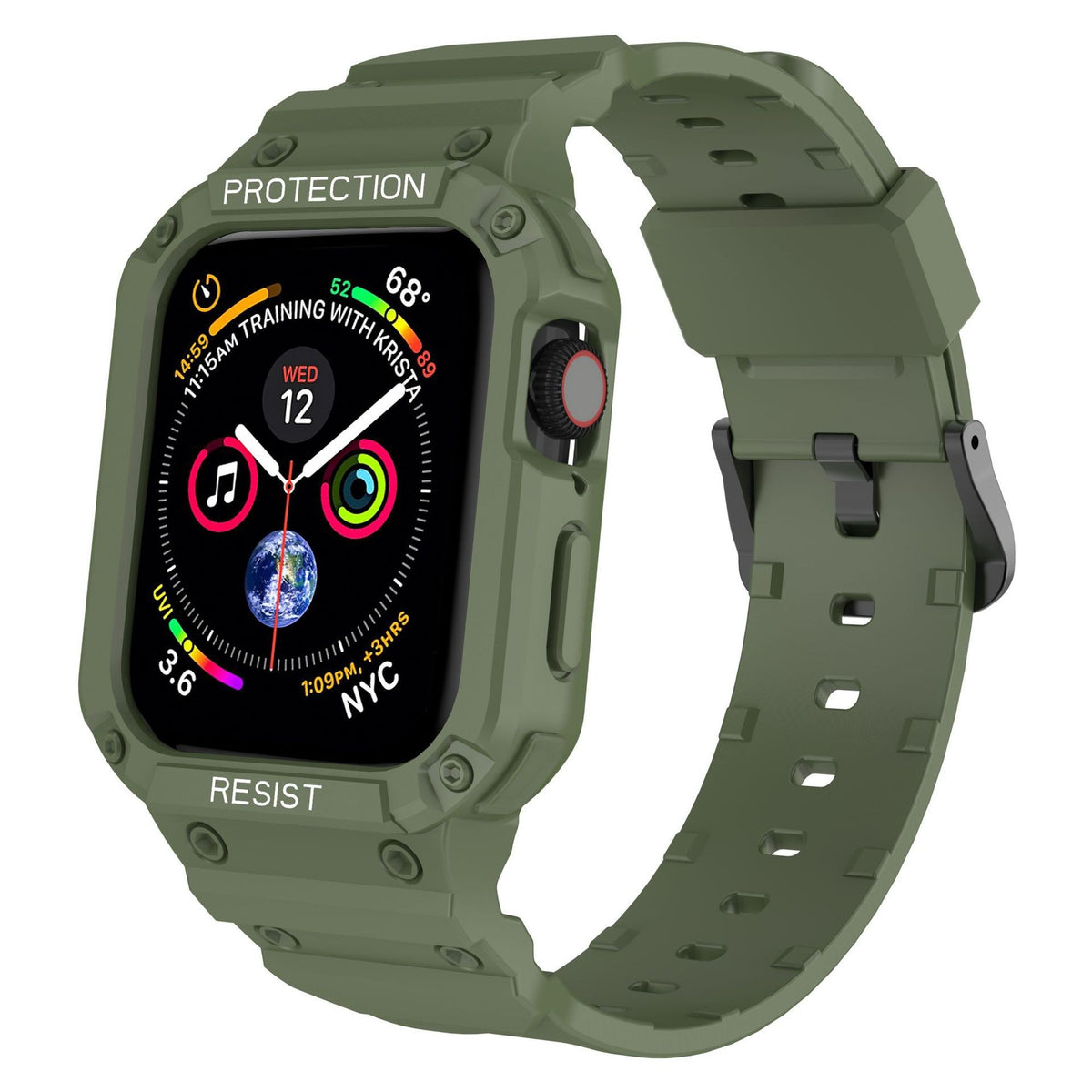 "Kompatible Smartwatch Serie 8, Nicht-Apple Marke, Passend für Alle iPhone Modelle, Leichtgewicht TPU Material"