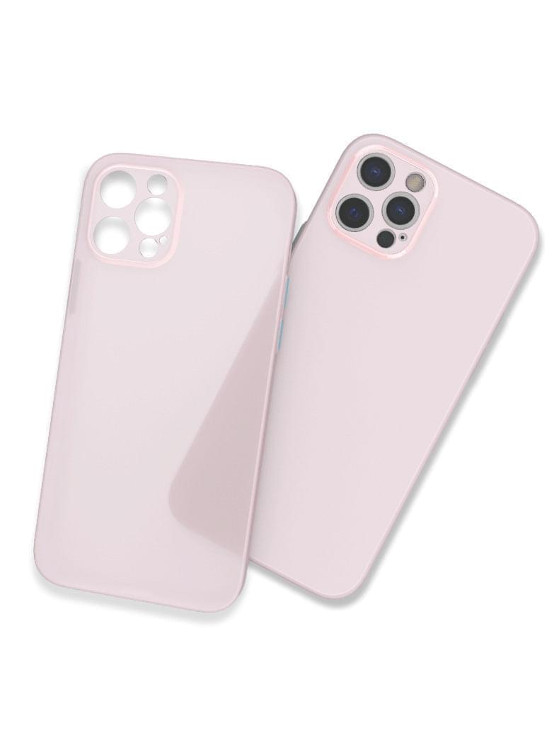 "Ultra-Dünne Mattierte Handyhülle für iPhone, Vielfältige Transparente Farben, Einfacher Stil, TPU-Material"